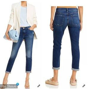 Frame Denim Le Garçon Jeans in Azure